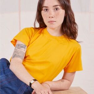 Big Bud Press Many Colors Yellow Tee SMALL